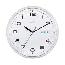 Acctim Supervisor Wall Clock 320mm Chrome/White 21027