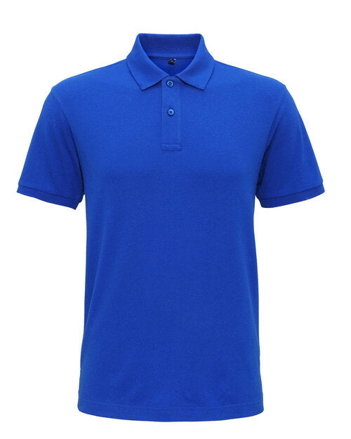 Asquith and Fox men's super smooth knit polo AQ005 in a rich brown, viewed from the front.
