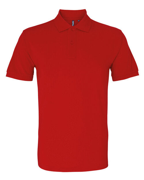 Another view of the charcoal Asquith and Fox men's classic fit polo AQ010, highlighting the collar.