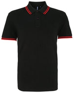 Asquith And Fox Mens Classic Fit Tipped Polo
