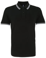 Asquith And Fox Mens Classic Fit Tipped Polo
