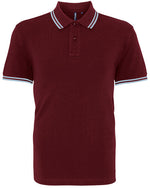 Asquith And Fox Mens Classic Fit Tipped Polo