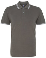 Asquith And Fox Mens Classic Fit Tipped Polo