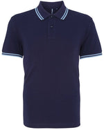 Asquith And Fox Mens Classic Fit Tipped Polo