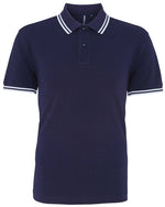Asquith And Fox Mens Classic Fit Tipped Polo