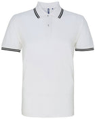 Asquith And Fox Mens Classic Fit Tipped Polo