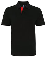 Asquith And Fox Mens Classic Fit Contrast Polo Shirt - thumbnail 9