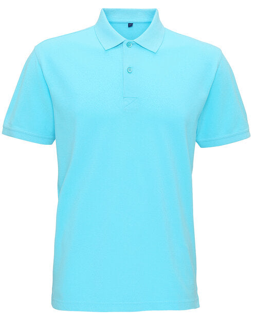 Asquith And Fox Mens Coastal Vintage Wash Polo Shirt