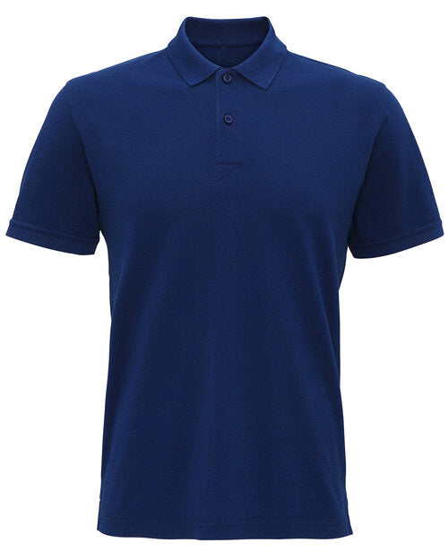 Asquith And Fox Mens Coastal Vintage Wash Polo Shirt