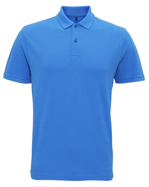 Asquith And Fox Mens Coastal Vintage Wash Polo Shirt