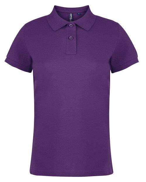 Asquith And Fox Ladies Classic Fit Cotton Polo Shirt