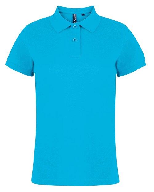 Asquith And Fox Ladies Classic Fit Cotton Polo Shirt