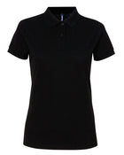 Asquith And Fox Ladies Polycotton Blend Polo  (Cont)