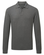 Asquith And Fox Mens Classic Fit Long Sleeve Polo - thumbnail 7