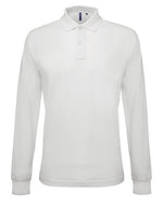 Asquith And Fox Mens Classic Fit Long Sleeve Polo - thumbnail 9
