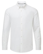 Asquith and Fox Mens Long Sleeve Oxford Shirt - thumbnail 2