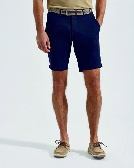 A stack of Asquith and Fox men's classic fit shorts AQ051, showing various colors.