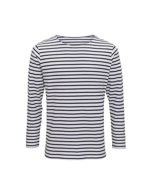 Asquith And Fox Mens Mariniere Coastal Long Sleeve T-Shirt - [CLEARANCE]