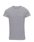 Asquith And Fox Mens Mariniere Coastal Short Sleeve Tee