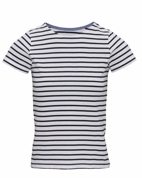 Asquith And Fox Ladies Mariniere Coastal Short Sleeve Tee - [CLEARANCE]