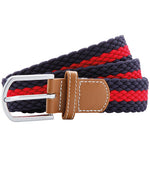 Asquith And Fox Two Colour Stripe Braid Stretch Belt - thumbnail 5