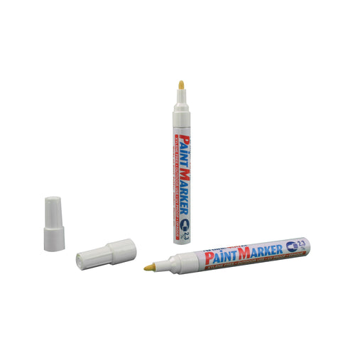 Artline 400 Bullet Tip Paint Marker Medium White A400 – (Pack of 12)