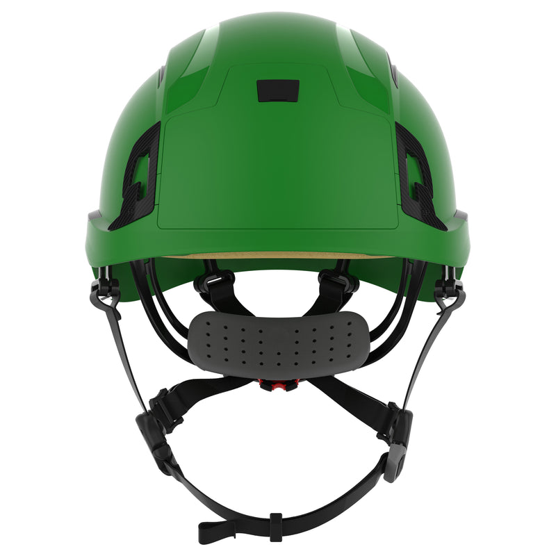 JSP EVO ALTA Baseworker Safety Helmet - Wheel Ratchet - Green