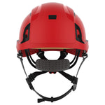 JSP EVO ALTA Baseworker Safety Helmet - Wheel Ratchet - Red - thumbnail 2