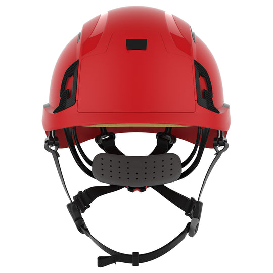 JSP EVO ALTA Baseworker Safety Helmet - Wheel Ratchet - Red