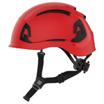 JSP EVO ALTA Baseworker Safety Helmet - Wheel Ratchet - Red - thumbnail 3