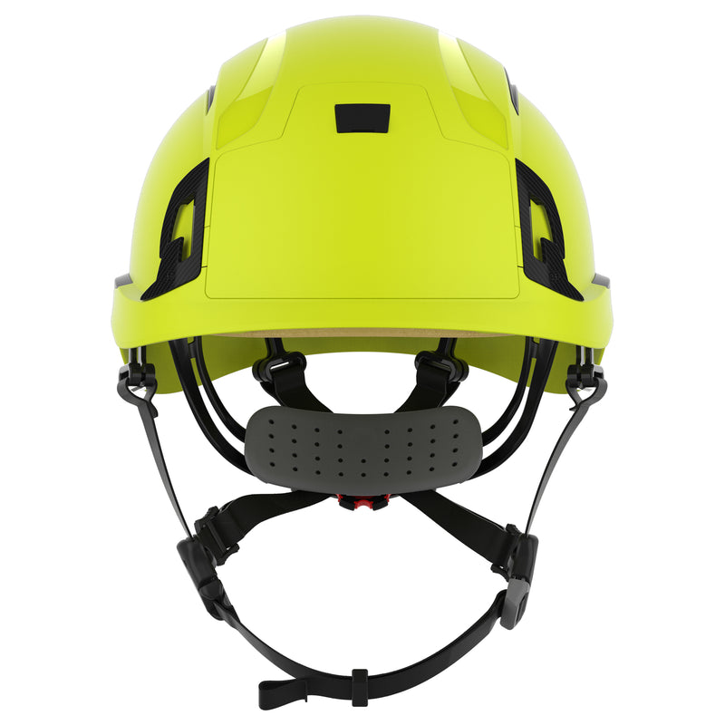 JSP EVO ALTA Baseworker Safety Helmet - Wheel Ratchet - Extra Visibility Yellow