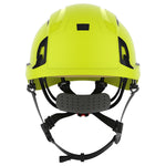 JSP EVO ALTA Baseworker Safety Helmet - Wheel Ratchet - Extra Visibility Yellow