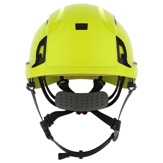 JSP EVO ALTA Baseworker Safety Helmet - Wheel Ratchet - Extra Visibility Yellow