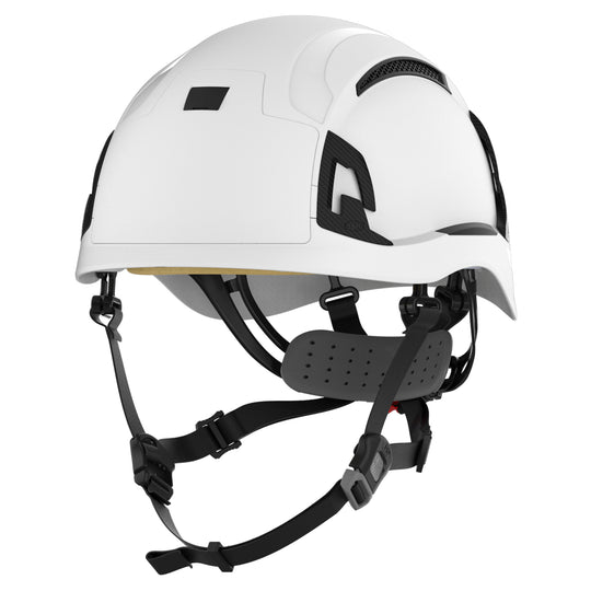 JSP EVO ALTA Baseworker Safety Helmet - Wheel Ratchet - Vented - White