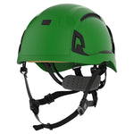 JSP EVO ALTA Baseworker Safety Helmet - Wheel Ratchet - Vented - Green - thumbnail 1