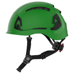 JSP EVO ALTA Baseworker Safety Helmet - Wheel Ratchet - Vented - Green - thumbnail 3