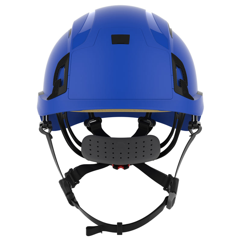 JSP EVO ALTA Baseworker Safety Helmet - Wheel Ratchet - Vented - Blue