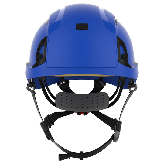JSP EVO ALTA Baseworker Safety Helmet - Wheel Ratchet - Vented - Blue