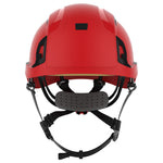 JSP EVO ALTA Baseworker Safety Helmet - Wheel Ratchet - Vented - Red