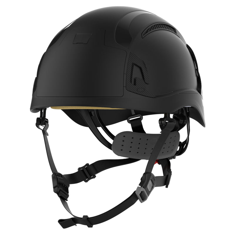 JSP EVO ALTA Baseworker Safety Helmet - Wheel Ratchet - Vented - Black