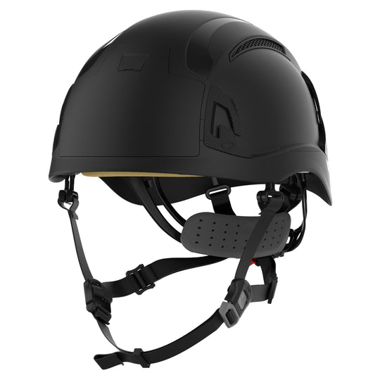 JSP EVO ALTA Baseworker Safety Helmet - Wheel Ratchet - Vented - Black