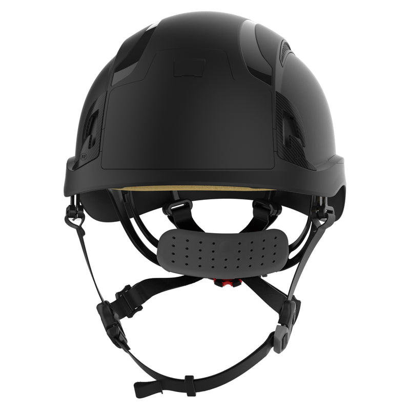 JSP EVO ALTA Baseworker Safety Helmet - Wheel Ratchet - Vented - Black
