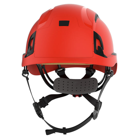 JSP EVO ALTA Baseworker Safety Helmet - Wheel Ratchet - Vented - Extra Visibility Orange