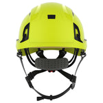 JSP EVO ALTA Baseworker Safety Helmet - Wheel Ratchet - Vented - Extra Visibility Yellow - thumbnail 2