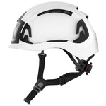 JSP EVO ALTA Baseworker Safety Helmet - Wheel Ratchet - Vented - ID Card Holder - White - thumbnail 3