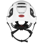 JSP EVO ALTA Baseworker Safety Helmet - Wheel Ratchet - Vented - ID Card Holder - White - thumbnail 4