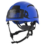 JSP EVO ALTA Baseworker Safety Helmet - Wheel Ratchet - Vented - ID Card Holder - Blue - thumbnail 1