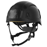 JSP EVO ALTA Baseworker Safety Helmet - Wheel Ratchet - Vented - ID Card Holder - Black - thumbnail 1