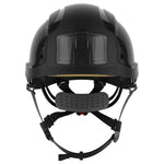JSP EVO ALTA Baseworker Safety Helmet - Wheel Ratchet - Vented - ID Card Holder - Black - thumbnail 2
