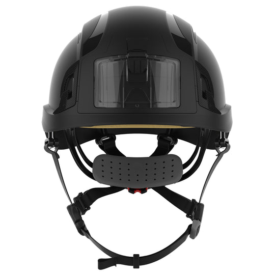 JSP EVO ALTA Baseworker Safety Helmet - Wheel Ratchet - Vented - ID Card Holder - Black